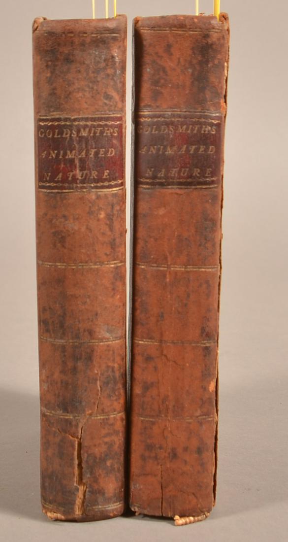 1795 Goldsmith Animated Nature 2 vols (1 of 6)