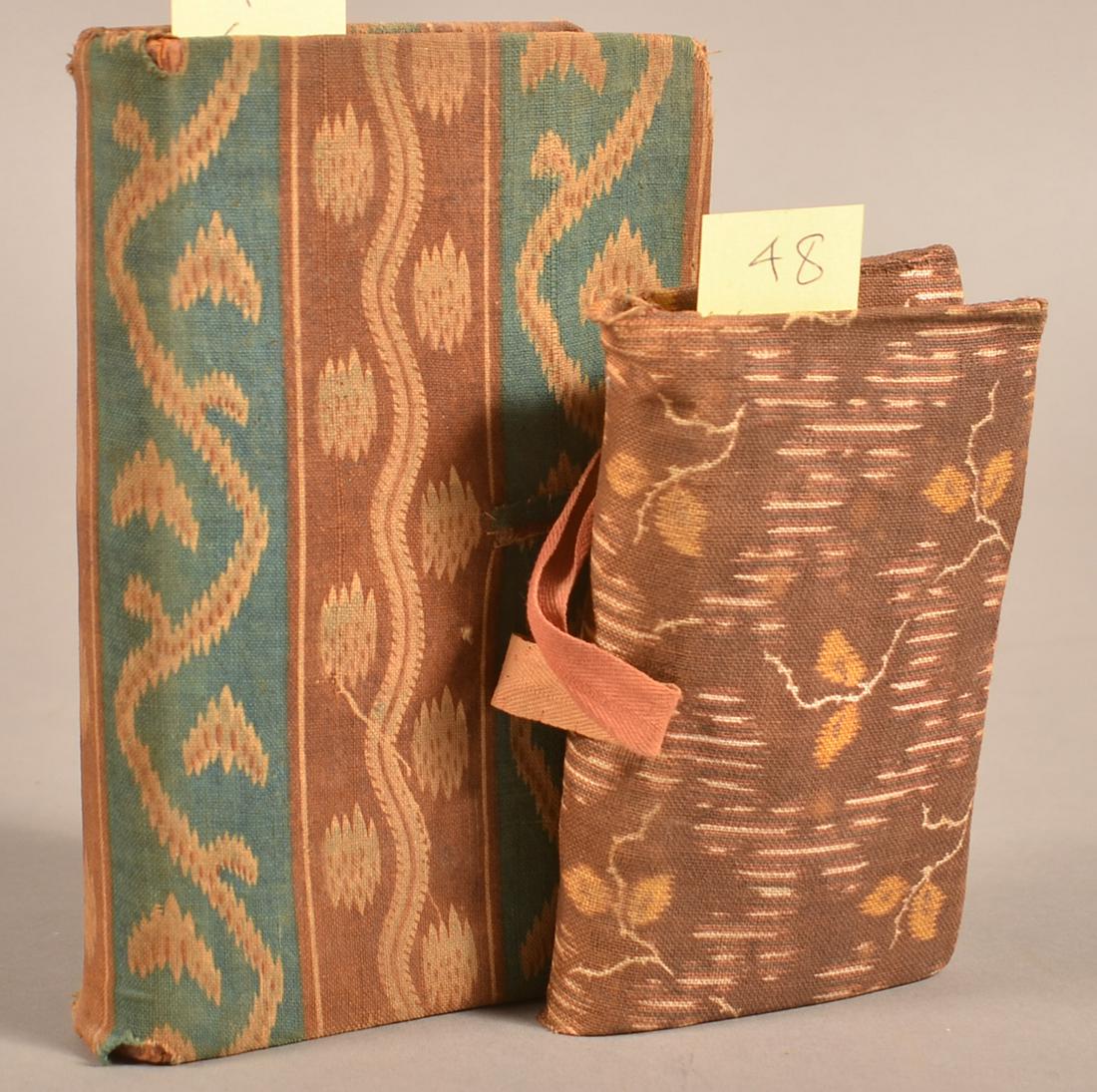 Two 19th c Books with Hand-made Covers (1 of 3)