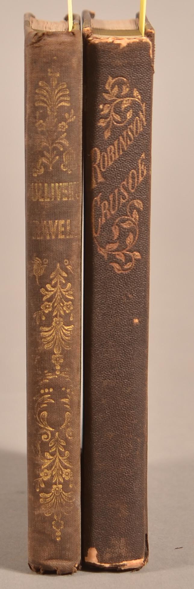 Gulliver's Travels 1840 + Crusoe in German (1 of 4)