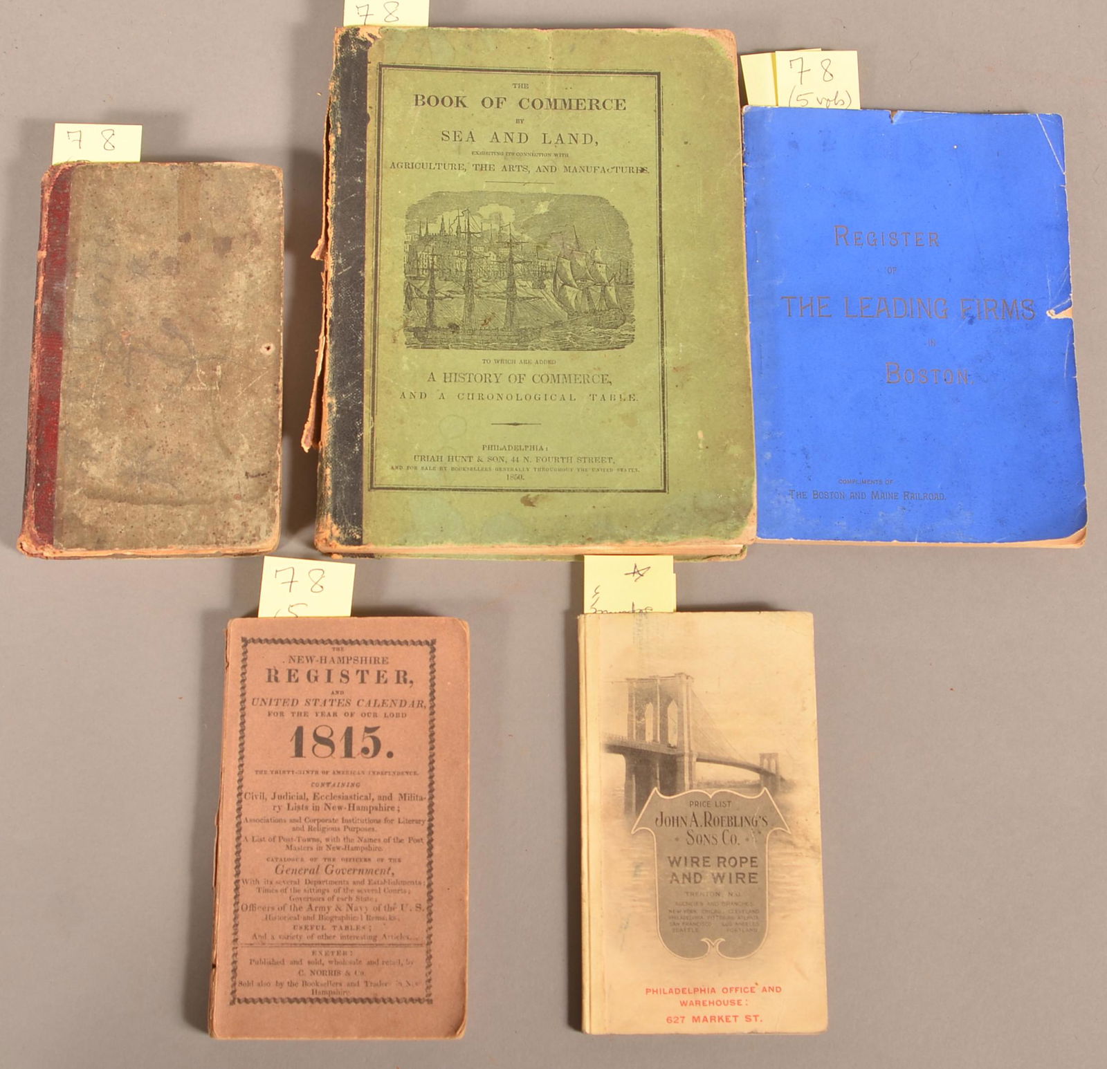 5 Volumes Miscellaneous Imprints (1 of 5)