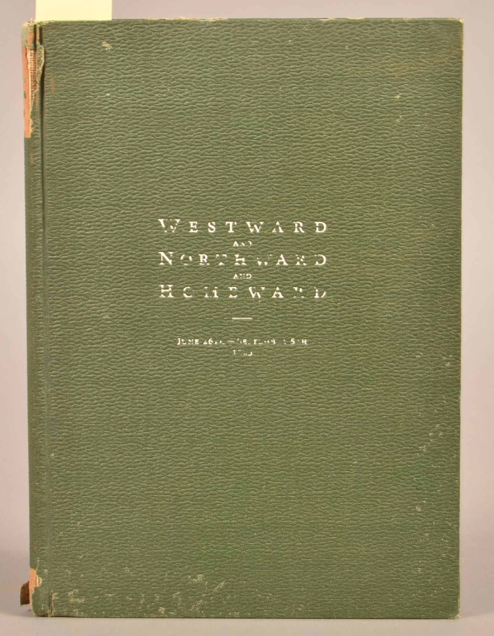 1925 Self-Published Tour of North America (1 of 2)