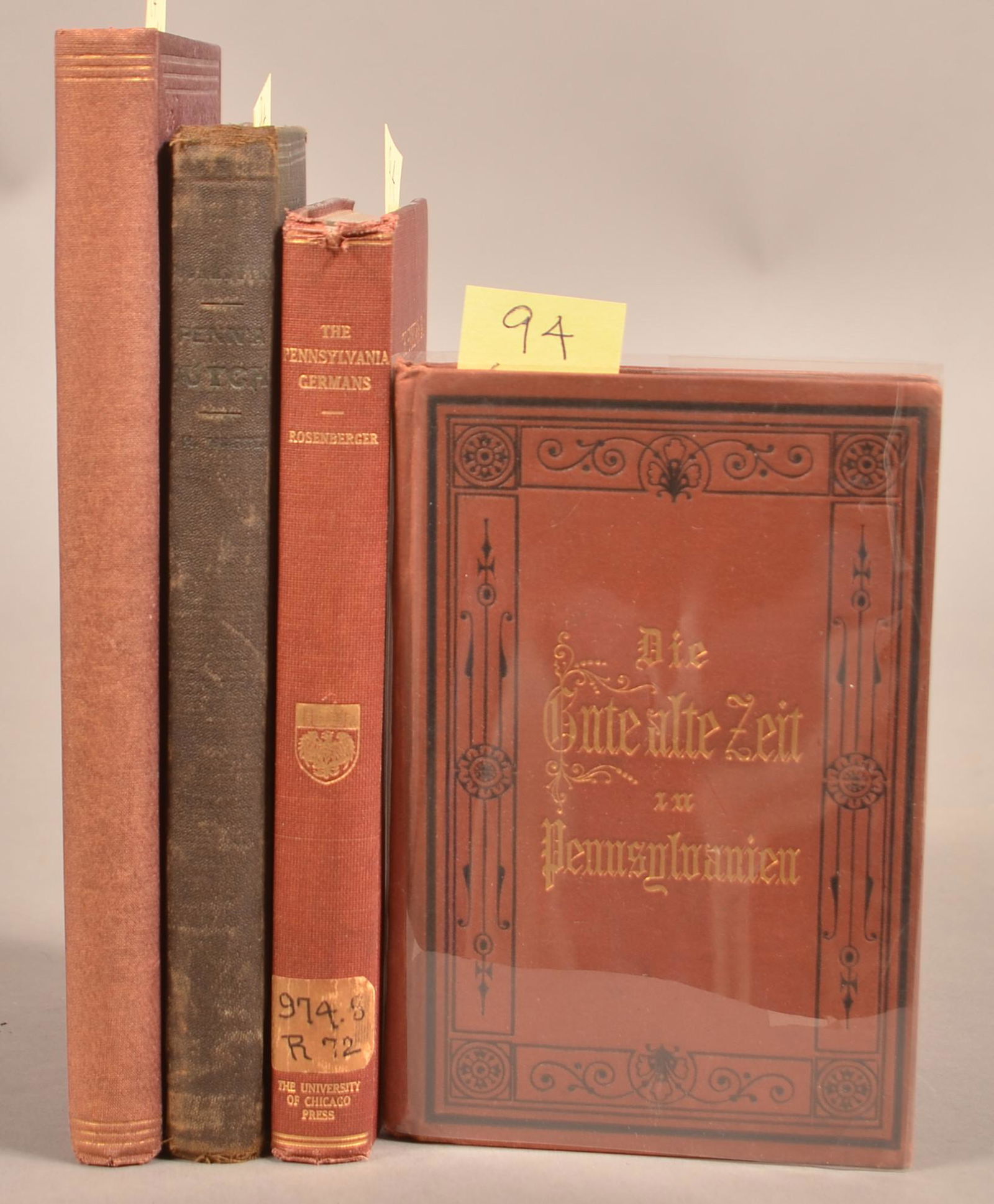 4 Volumes on Penna Germans (1 of 1)