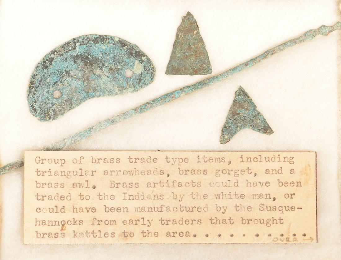 4 Brass "Trade" Items (1 of 1)