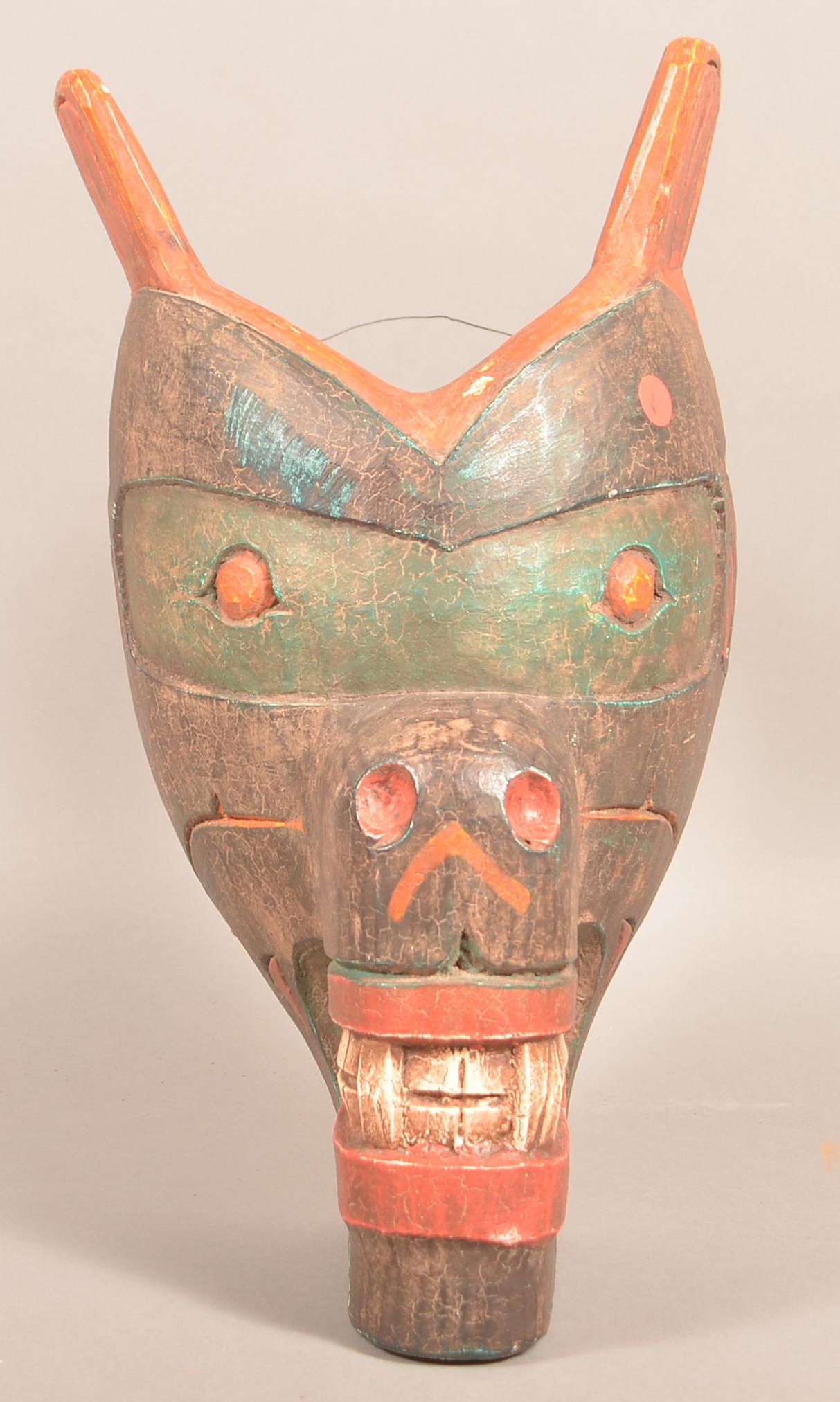 Decorative Carved Mask (1 of 4)