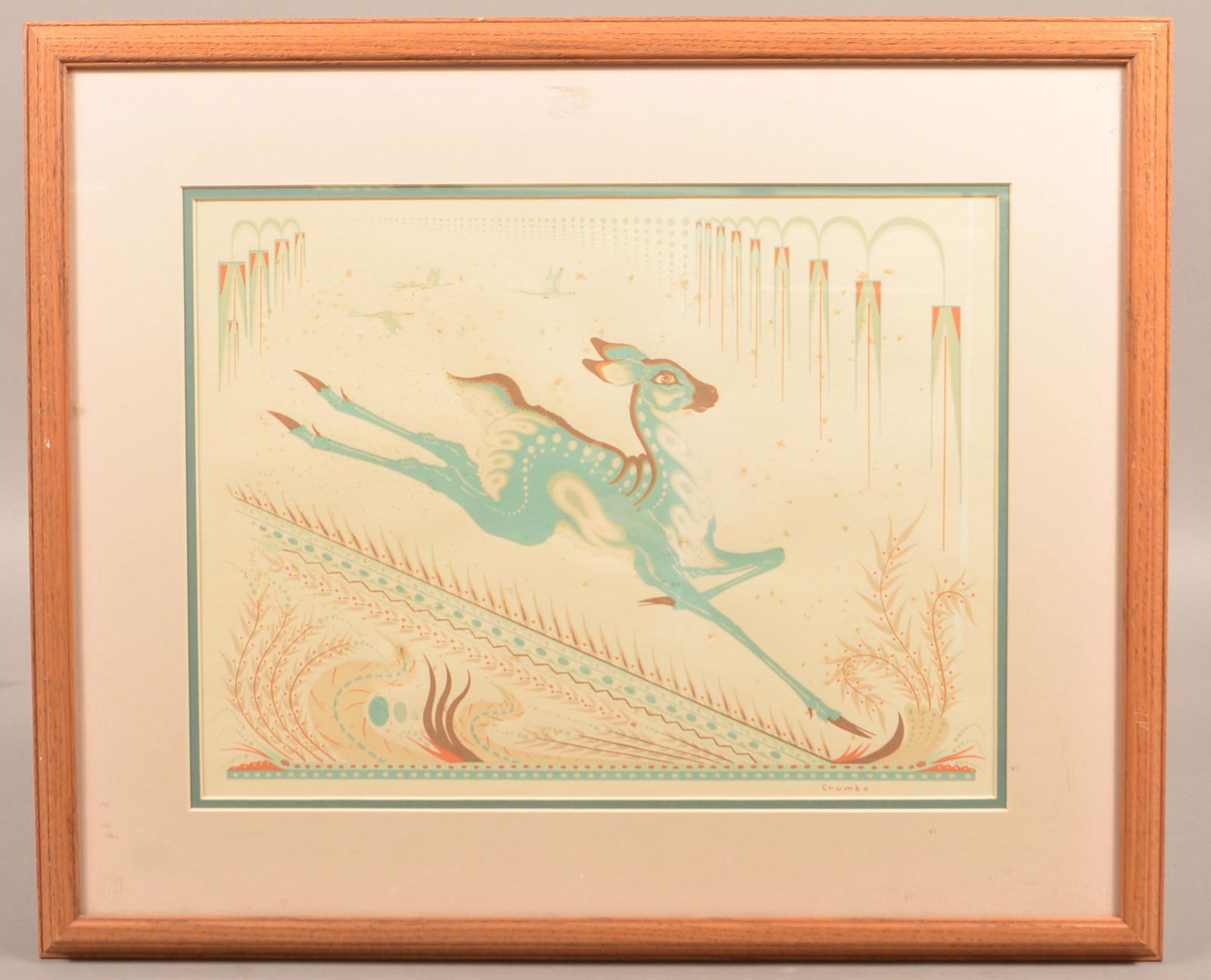 Woody Crumbo Silk Screen Print (1 of 3)