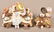 Two Antique Hand-Painted Porcelain Figural Inkwells. - 2