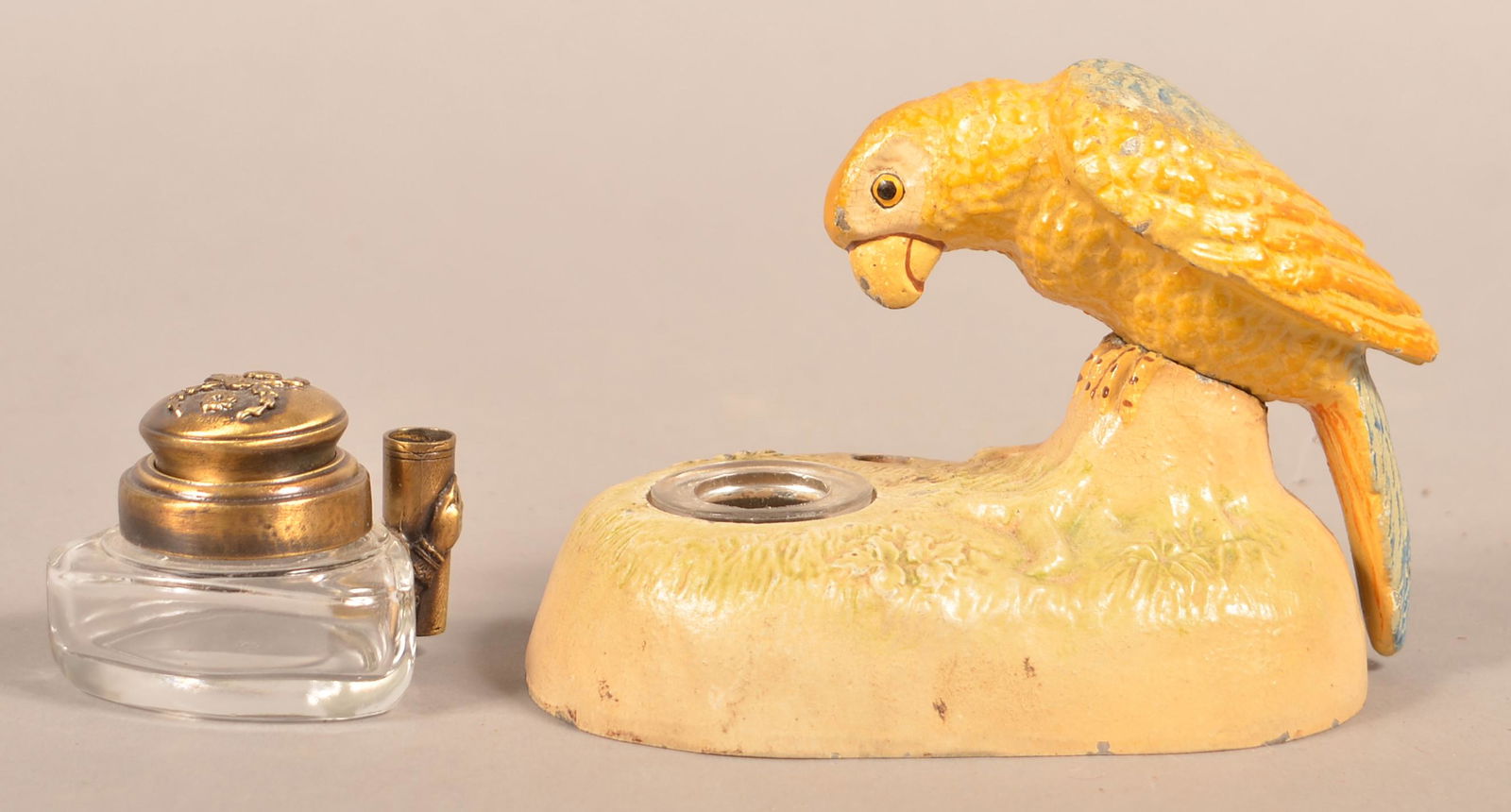 Two Antique/Vintage Inkwells. (1 of 5)