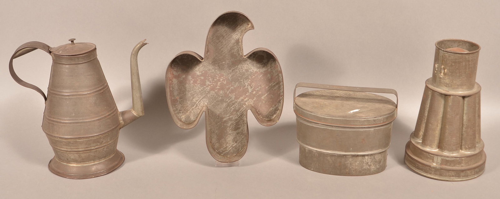 Lot of 19th Century Tinware. (1 of 3)