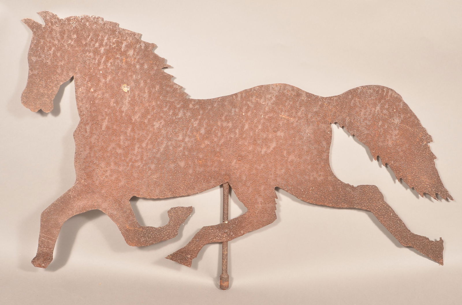 19th Century Sheet Iron Running Horse Weathervane. (1 of 2)