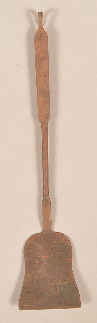 19th Century Wrought Iron Fork Signed "L.J. Frantz". (1 of 3)