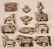 Twelve Various Antique Figural Tin Cookie Cutters.