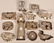 Twelve Various Antique Figural Tin Cookie Cutters.