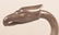 Antique Iron Eagle Head Handle Cane.