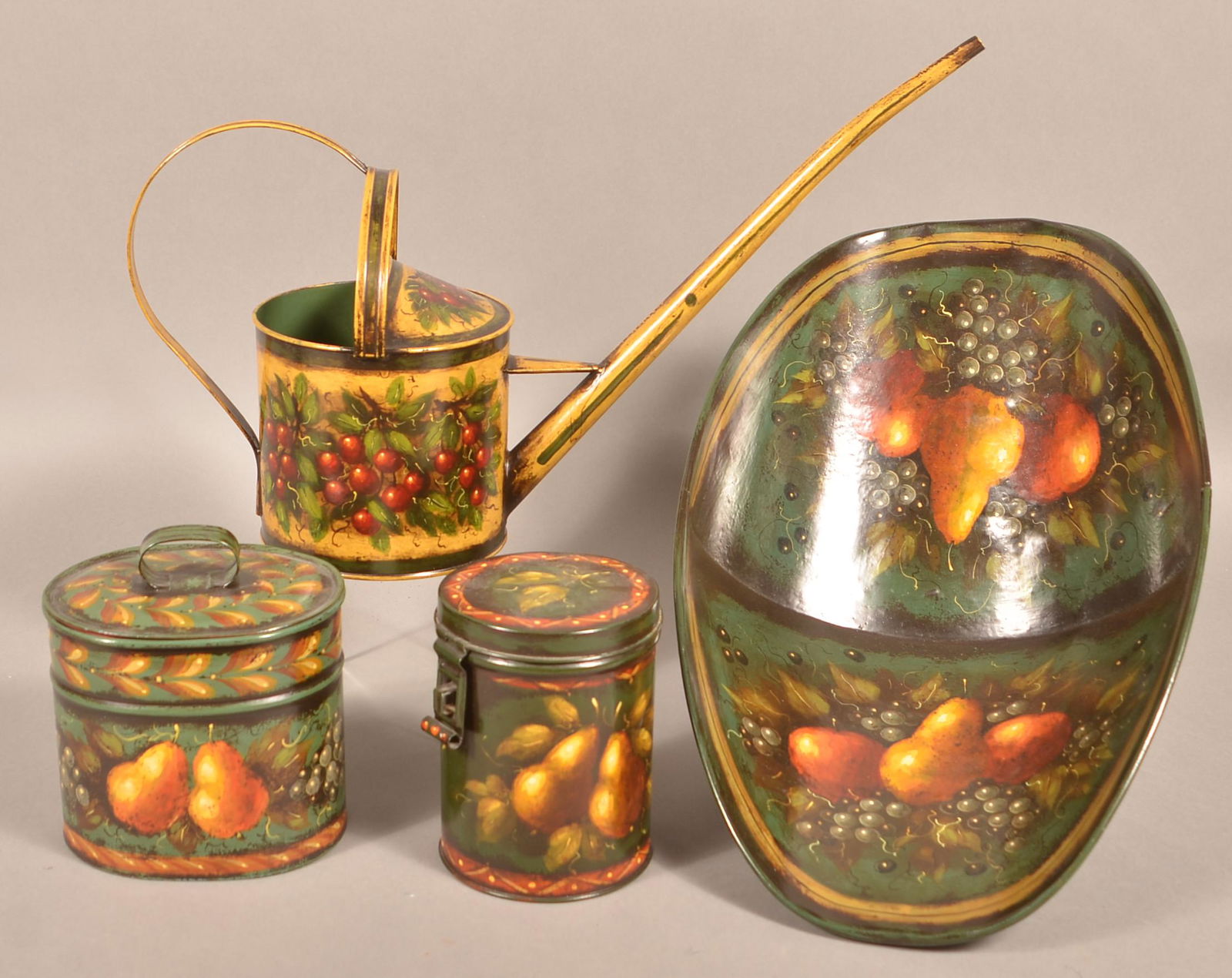 4 Pieces of Signed Peter Ompir Folk Art Painted (1 of 3)