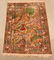Vintage Silk Pictorial Oriental Area Rug.
