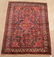 Vintage Center Medallion Pattern Oriental Area Rug.
