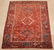Antique/Vintage Geometric Pattern Oriental Area Rug.