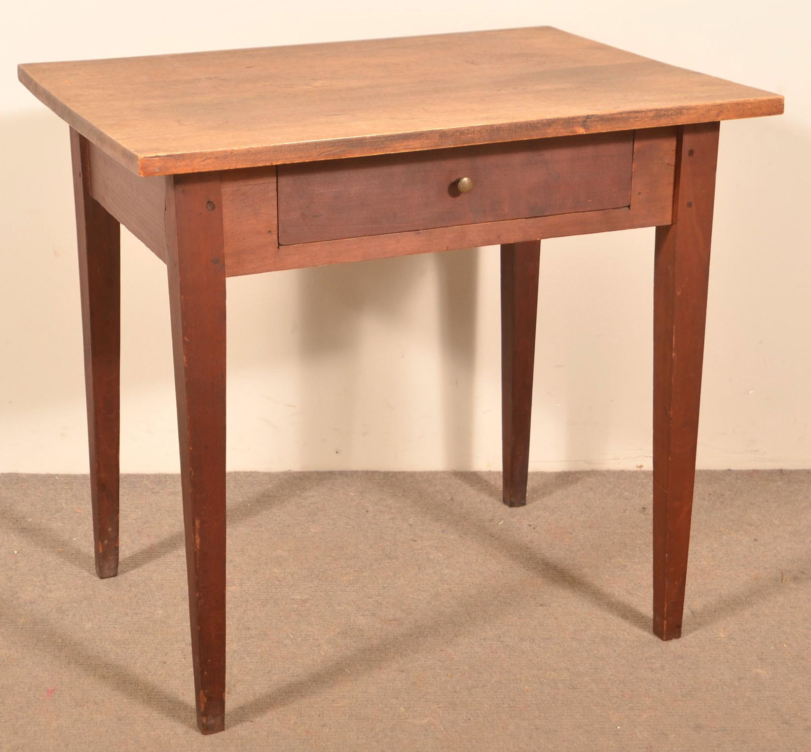 PA Hepplewhite Walnut One Drawer Stand. (1 of 3)