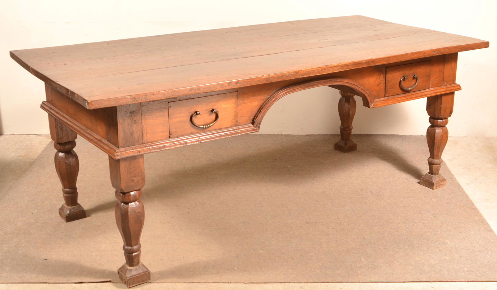 Walnut Period Style Desk. (1 of 2)