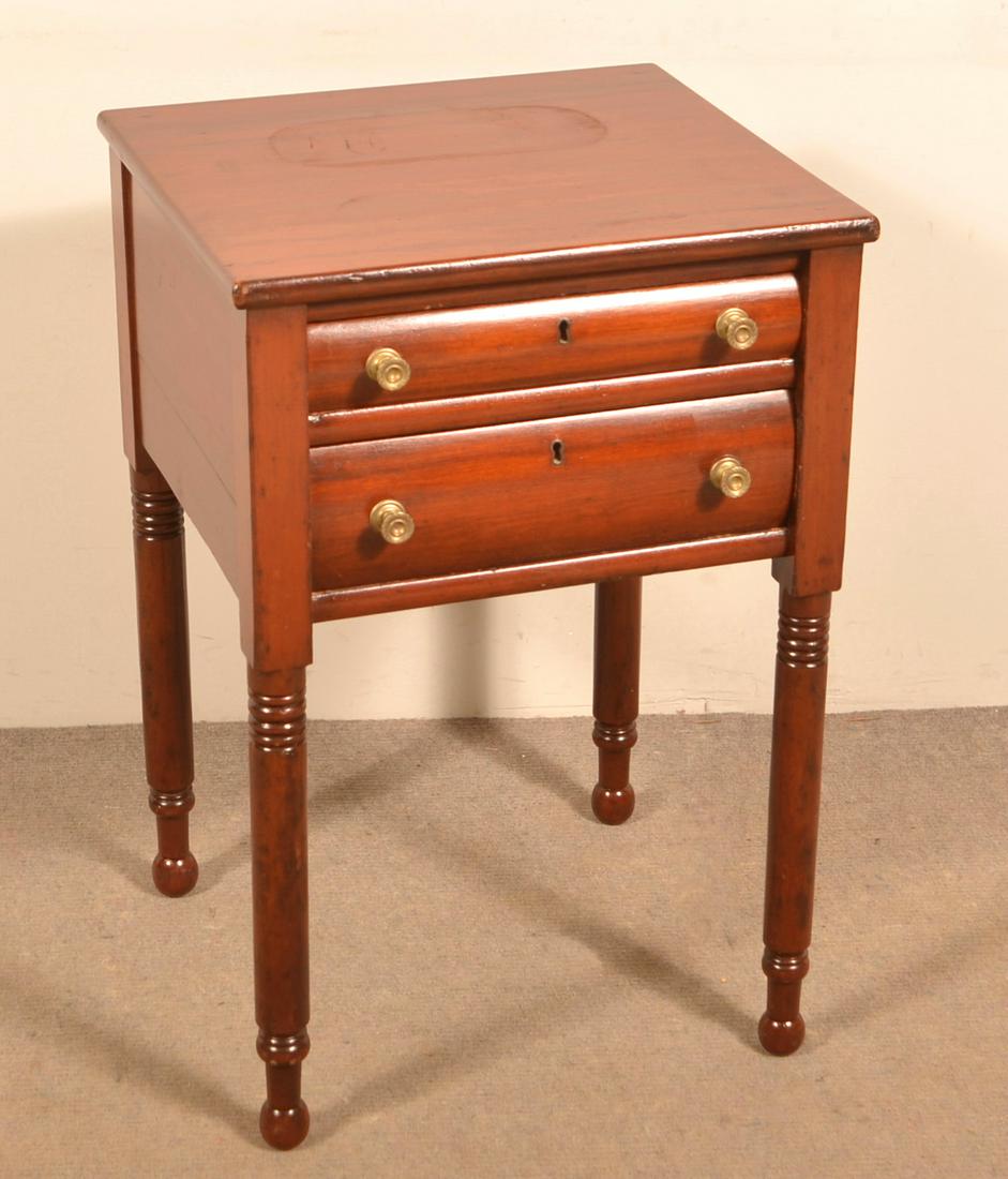 PA Sheraton Cherry Two Drawer Stand. (1 of 4)