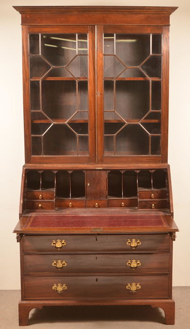 For Auction English Chippendale Secretary Desk 0437 On Jun 12