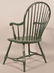 Pennsylvania Windsor Hoop Back Armchair. - 3