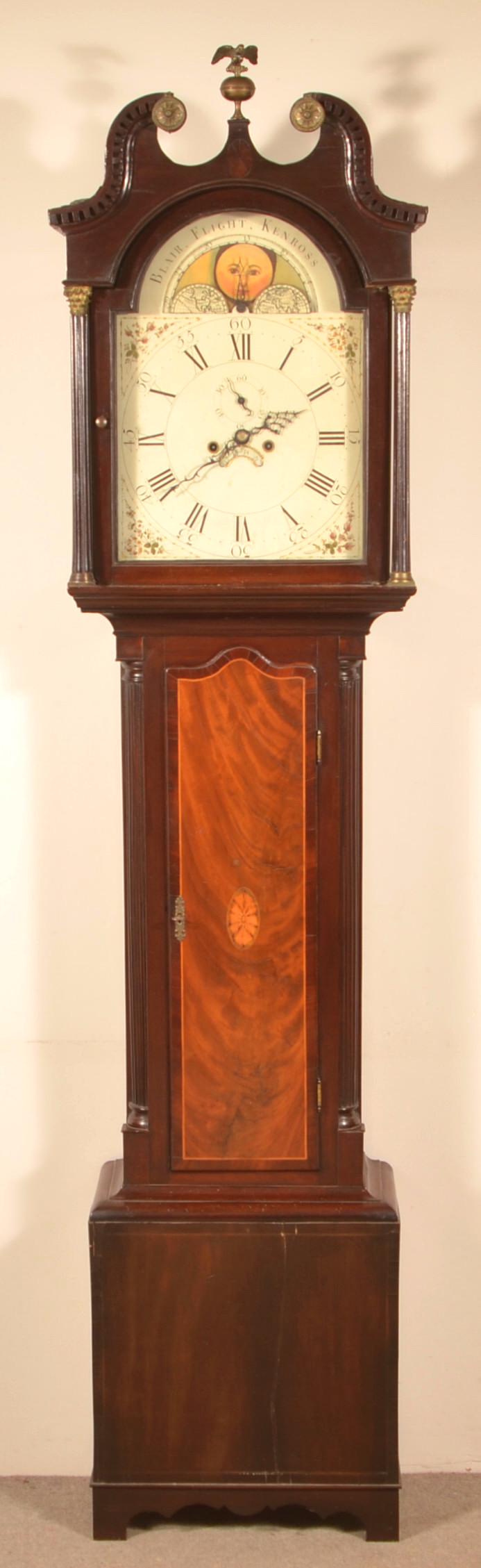 Blair Flight Kenross Chippendale Inlaid Tall Case (1 of 8)