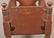 Antique Doll Cradle with Bird Paint Decoration. - 3