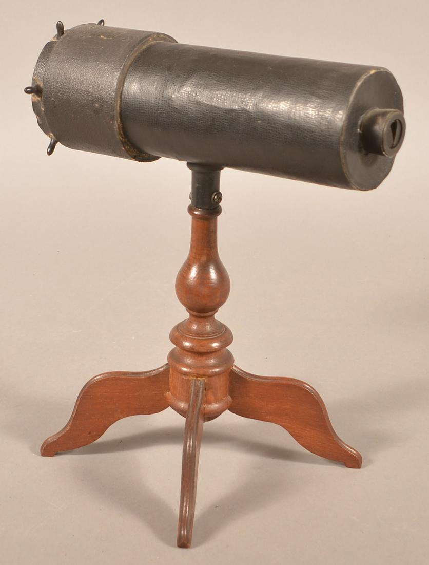 C.G. Bush & Co. Kaleidoscope, Pat. Nov. 11,1873.: C.G. Bush & Co. Kaleidoscope, Pat. Nov. 11,1873. 12-1/2'h. x 10-1/4"l. Condition: Good with minor wear.