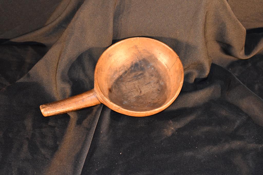 Early Wooden Hand Carved Ladle (1 of 3)