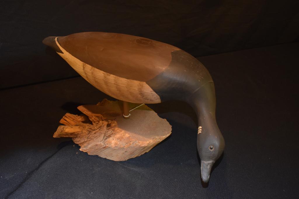Brandt Goose Carved Wooden Decoy (1 of 1)