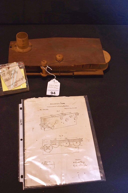 Vintage Patent Model - Match Dryer (1 of 2)
