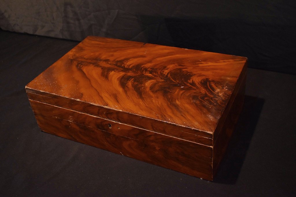 Early Paint-Decorated Bible Box (1 of 3)