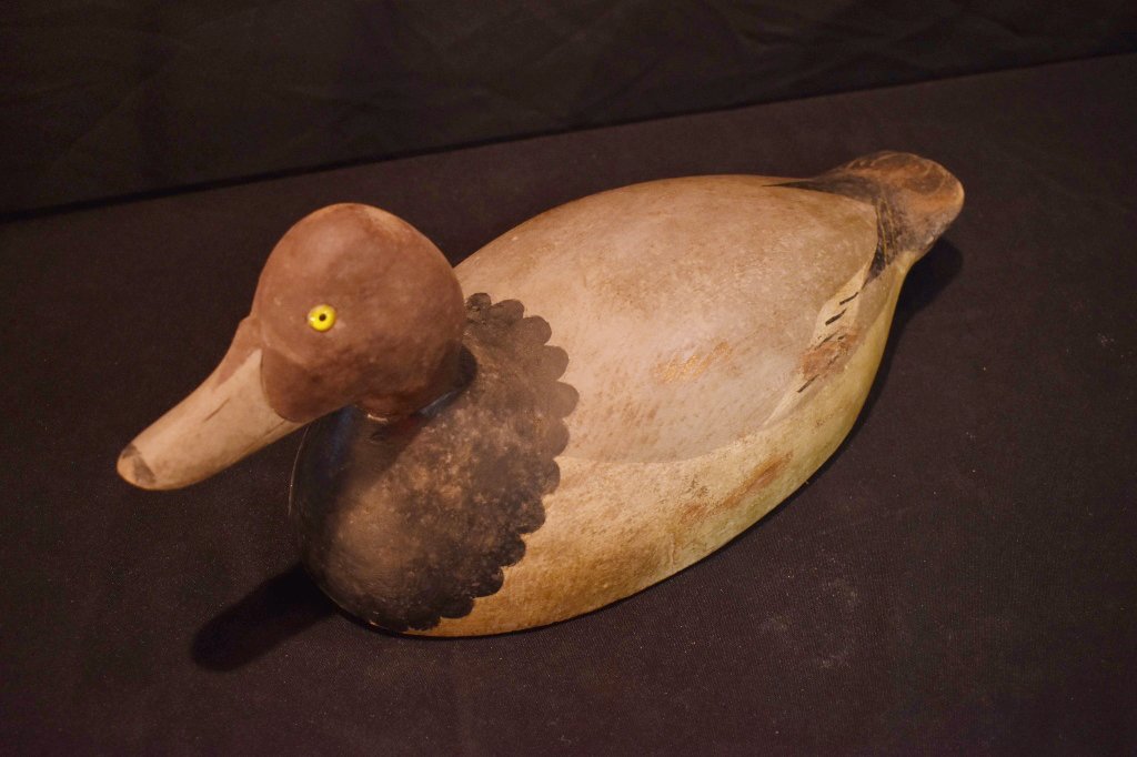 Mason Vintage Duck Decoy - Red Head (1 of 1)