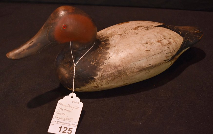 Mason Vintage Duck Decoy - Canvasback (1 of 3)