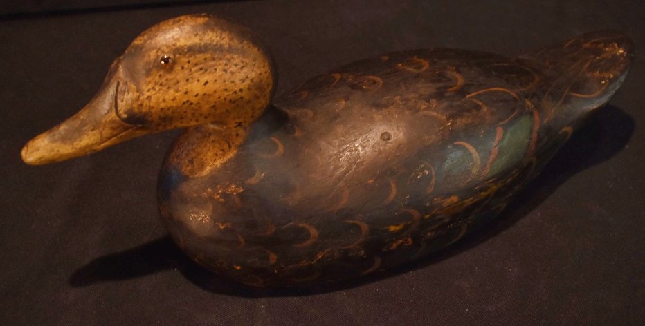 Mason Vintage Duck Decoy - Black Duck (1 of 1)