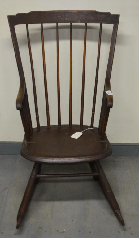 Early 19th Century Windsor Rocking Chair (1 of 4)