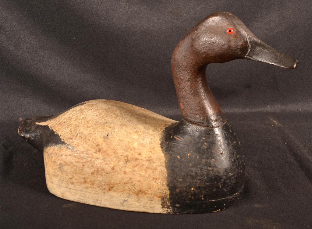 Vintage Wooden Carved Duck Decoy (1 of 3)
