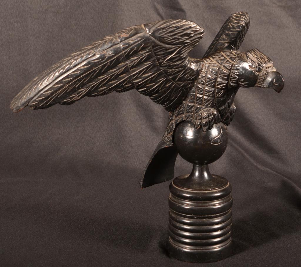 Antique Carved Wood Spread Wing Eagle (1 of 3)