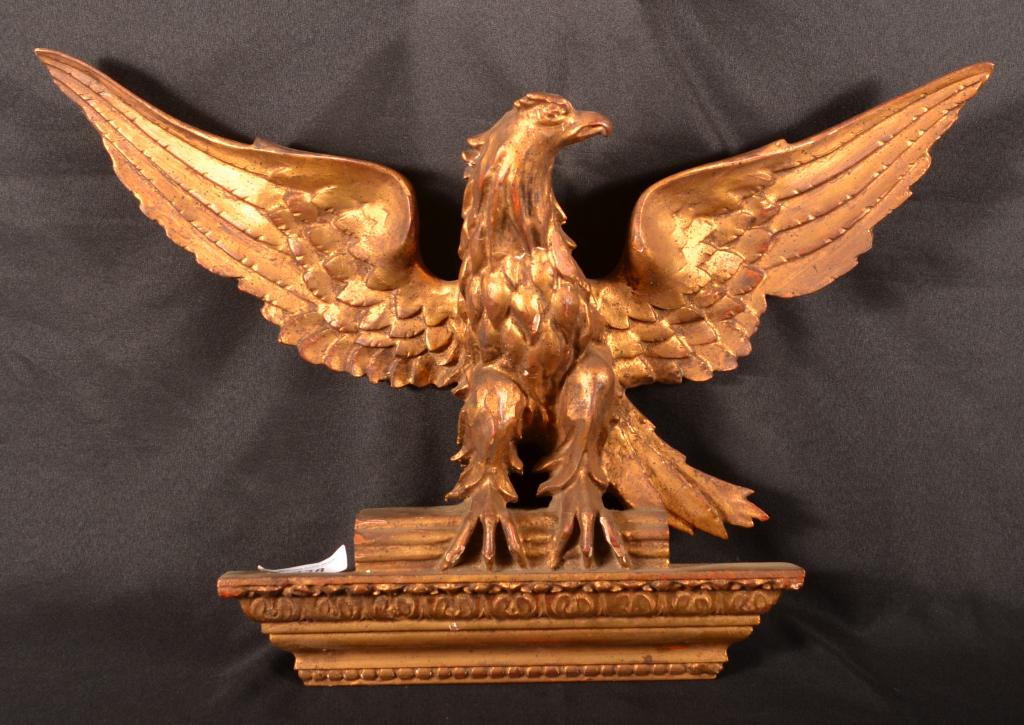 Antique Gilded Spread Wing Eagle Wall Shelf (1 of 3)