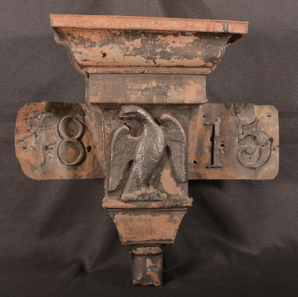 Antique Tine Ornamental Gutter Spout (1 of 5)