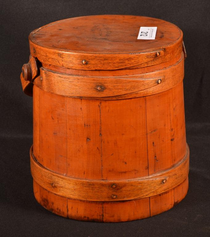 Wooden Lidded Bucket/Firkin (1 of 3)