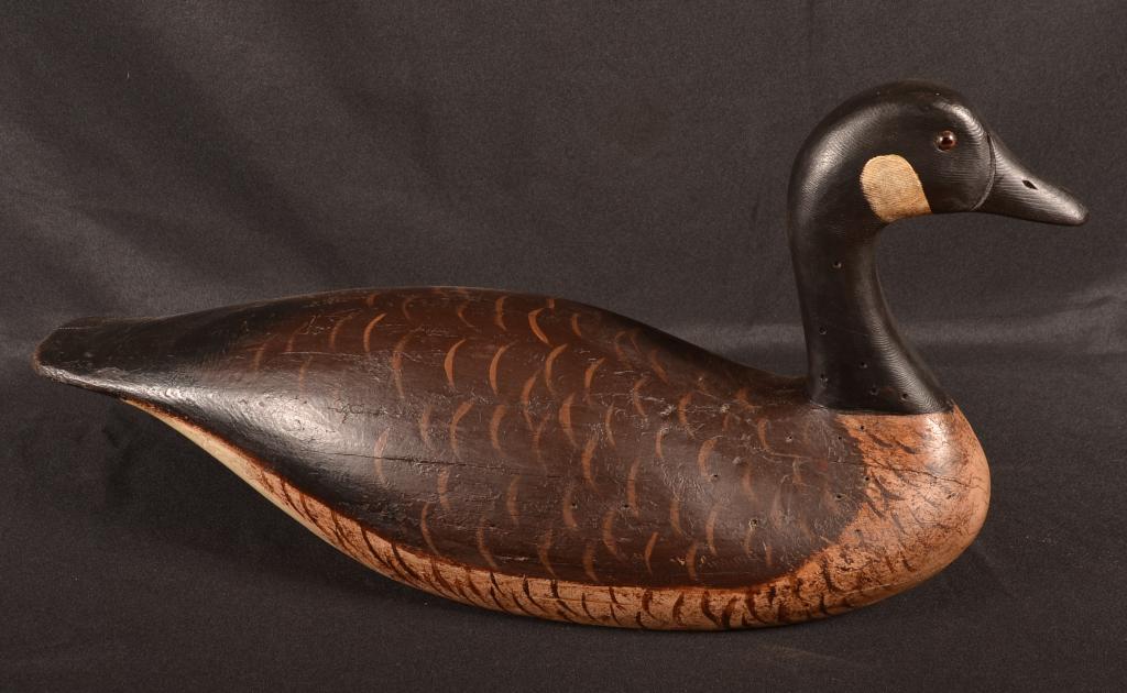 Vintage Wooden Duck Decoy - Canada Goose (1 of 3)