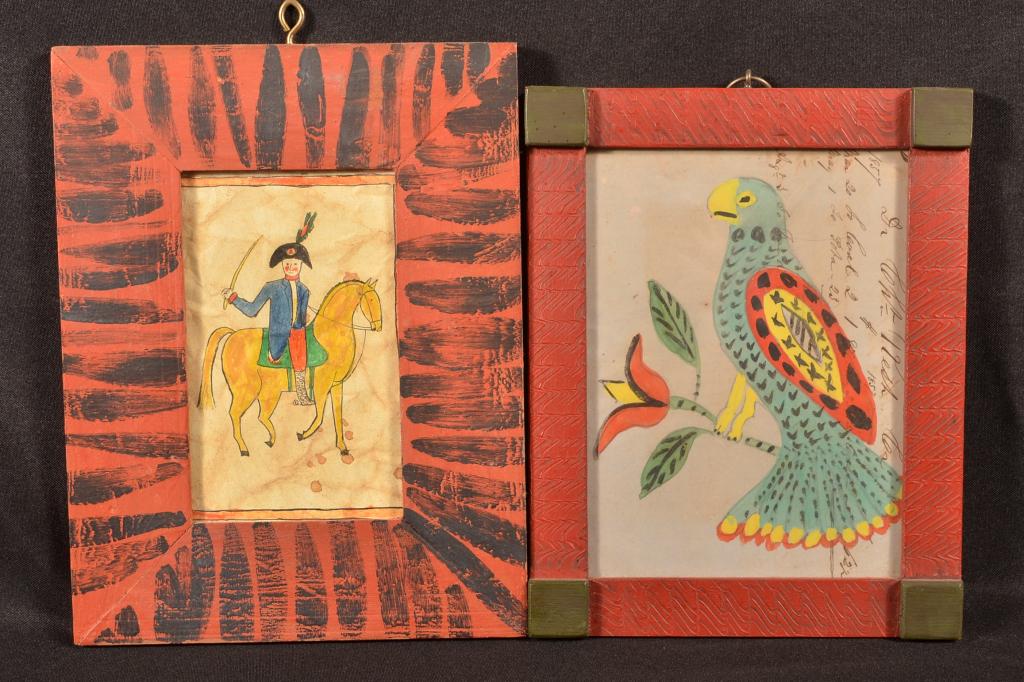 2 Contemporary Framed Watercolors (1 of 1)