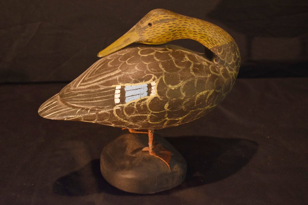 Keith Collis Wooden Duck Decoy, Unsigned (1 of 3)