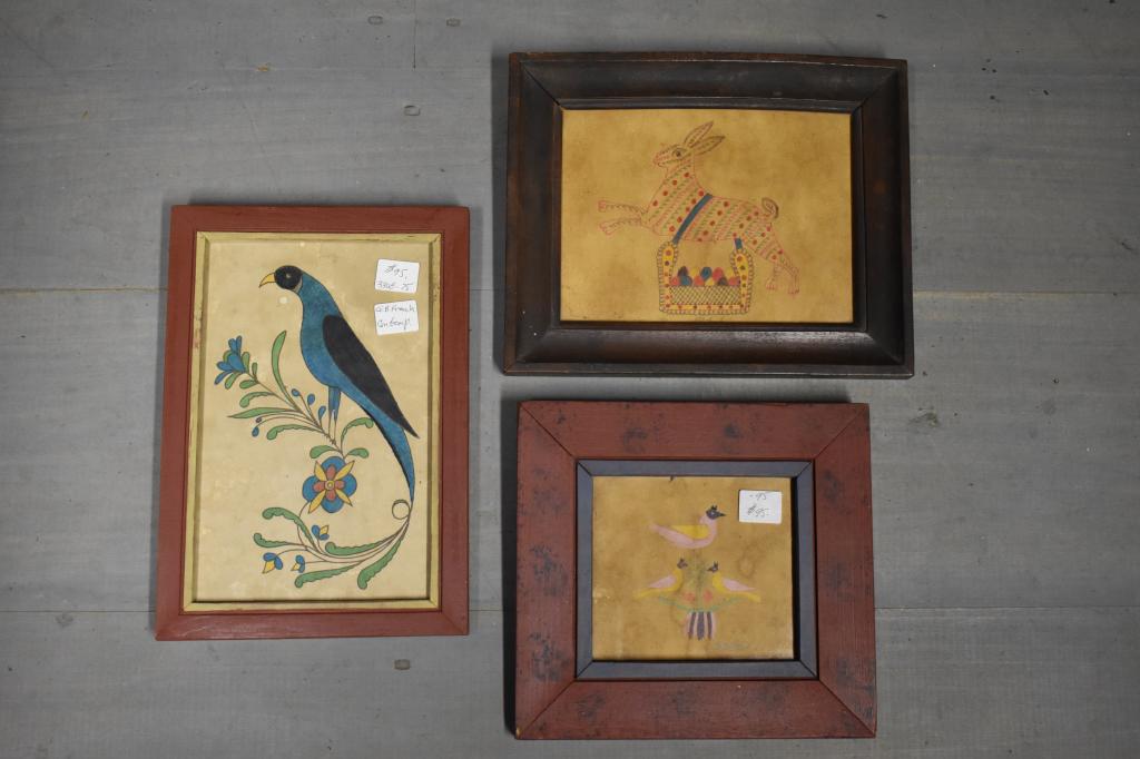 (3) Garnett G.B. French Contemporary Watercolors (1 of 4)