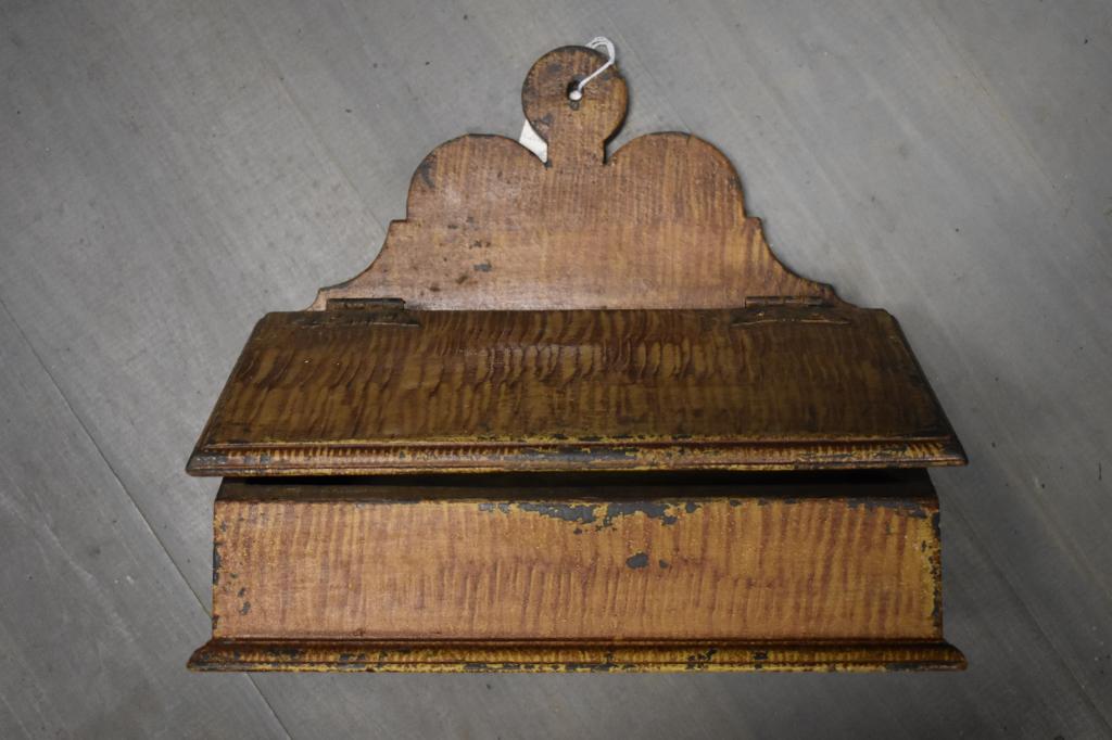 Reproduction Paint-Decorated Wall Box (1 of 3)