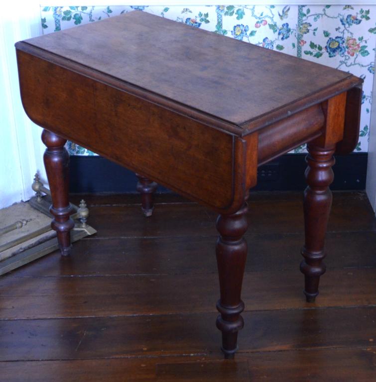 19th Century Empire Drop Leaf Table (1 of 4)