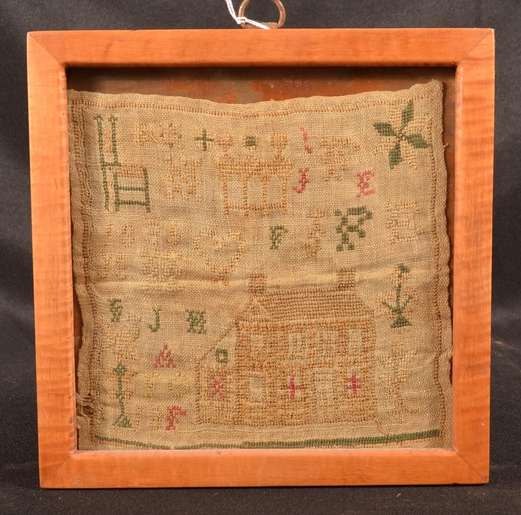Antique Needlework Sampler (1 of 3)