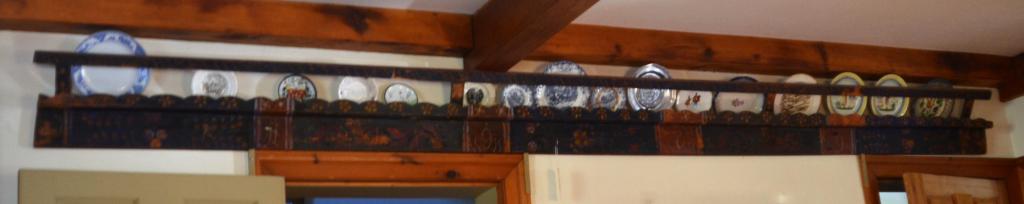 19Th Century Paint Decorated Plate Rack (1 of 6)